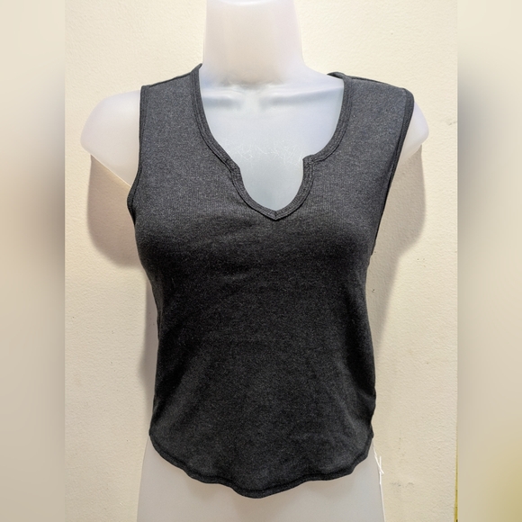 Gymshark Dark Gray Tank Top Size M.Body Fit. - Picture 1 of 7